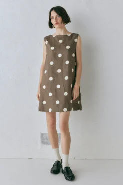Aftersun Linen Mini Dress Spot