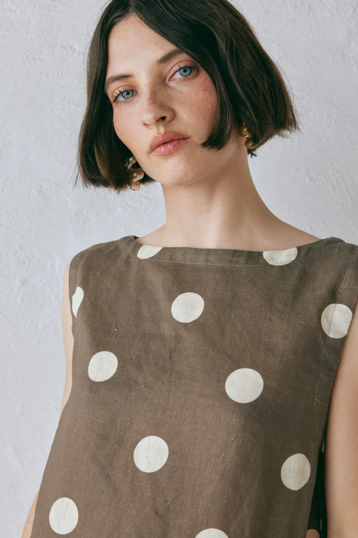 Aftersun Linen Mini Dress Spot