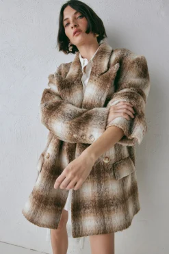 Alexa Blazer Plaid