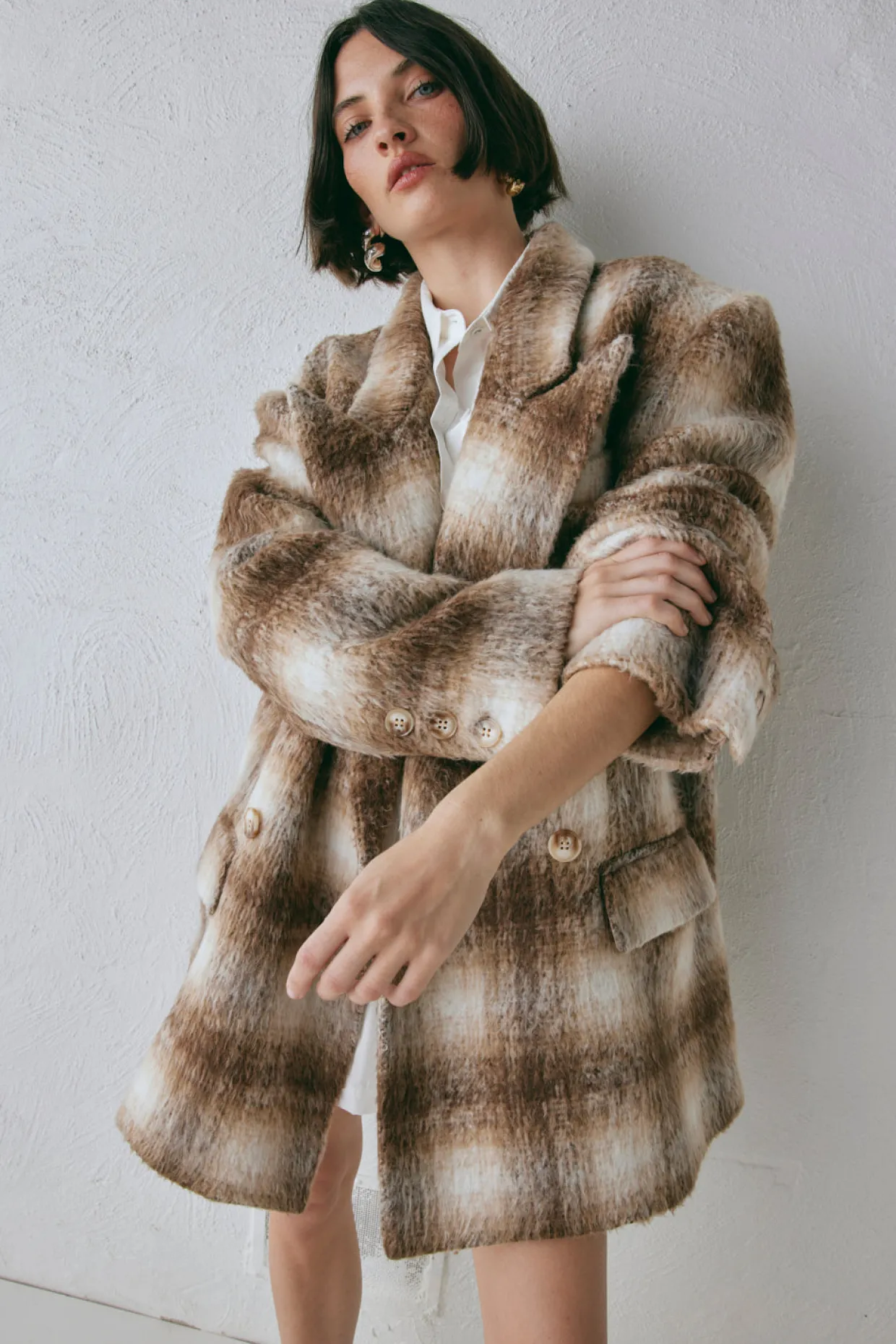 Alexa Blazer Plaid