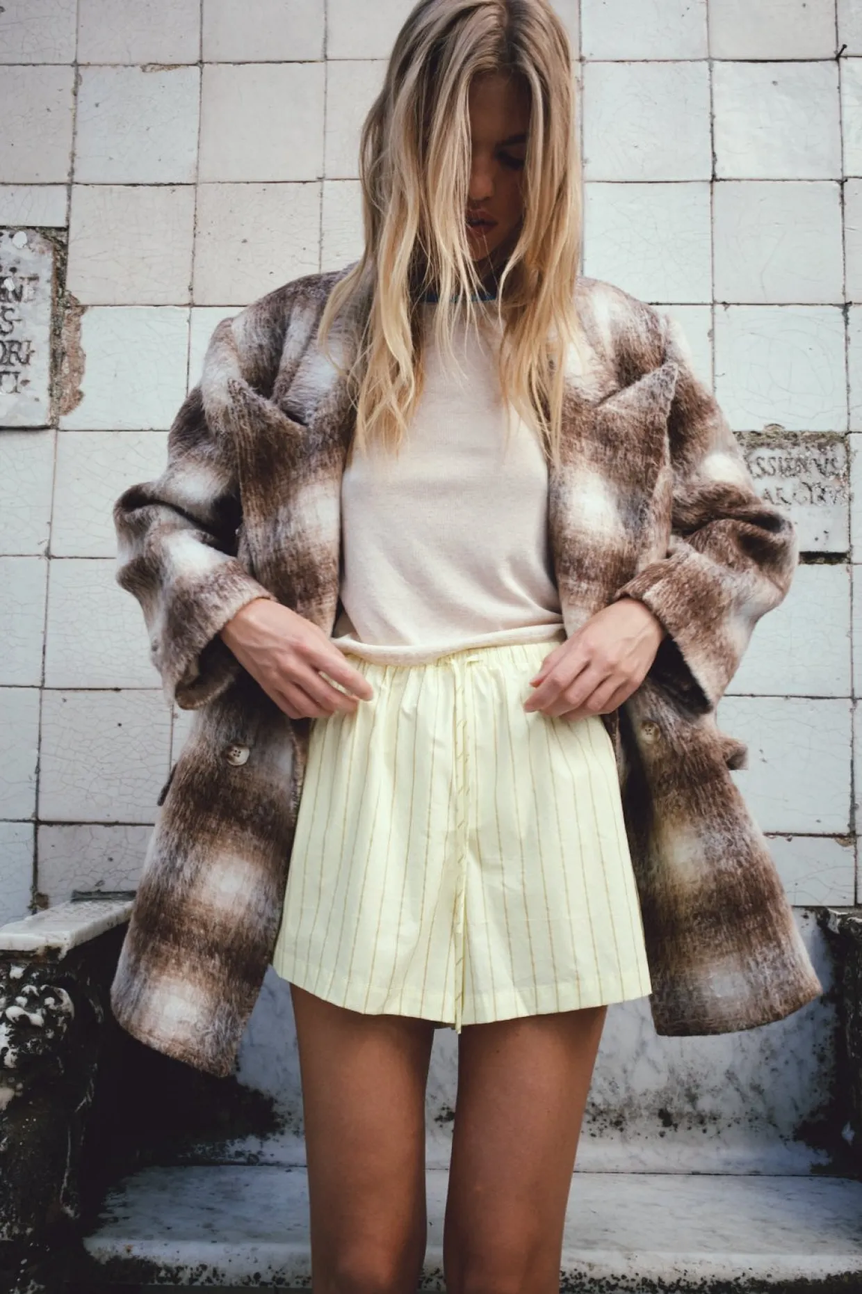 Alexa Blazer Plaid