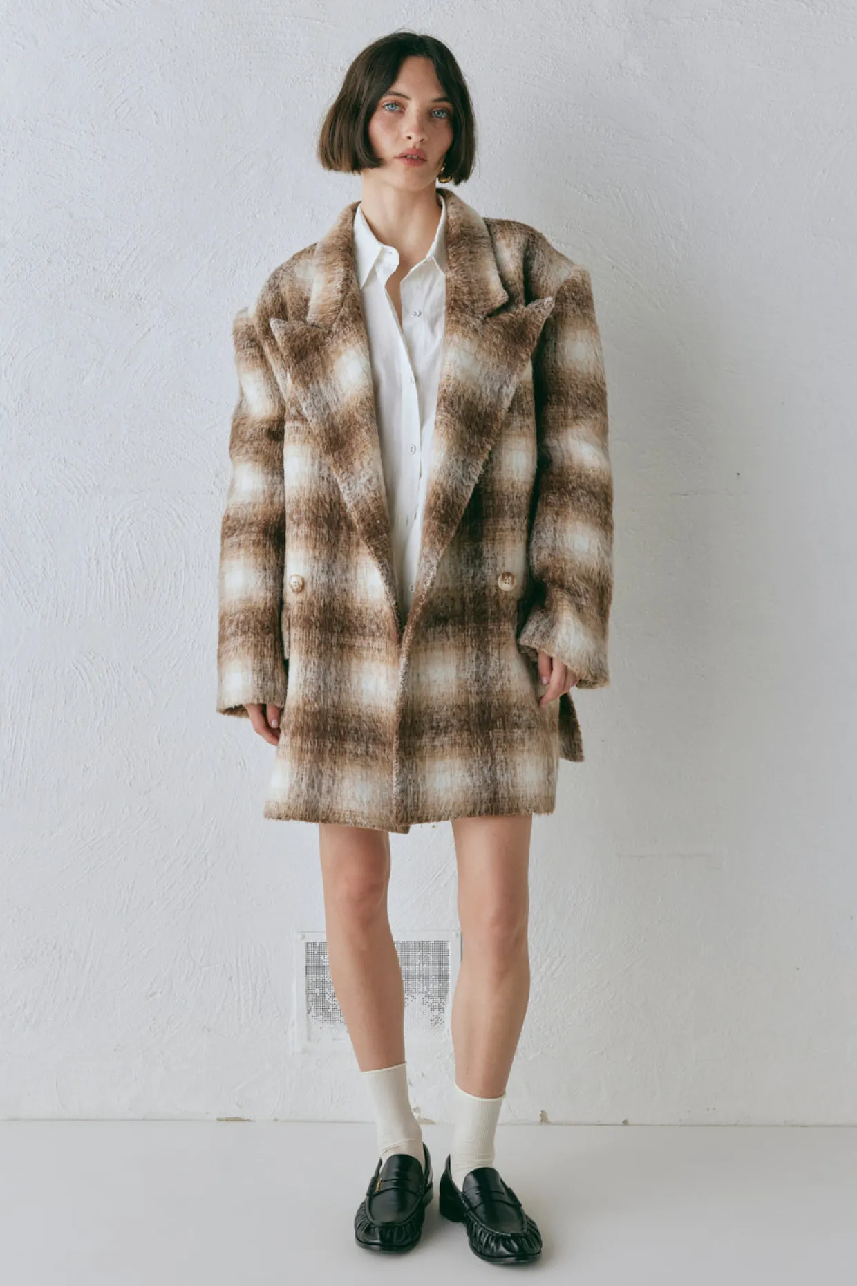 Alexa Blazer Plaid