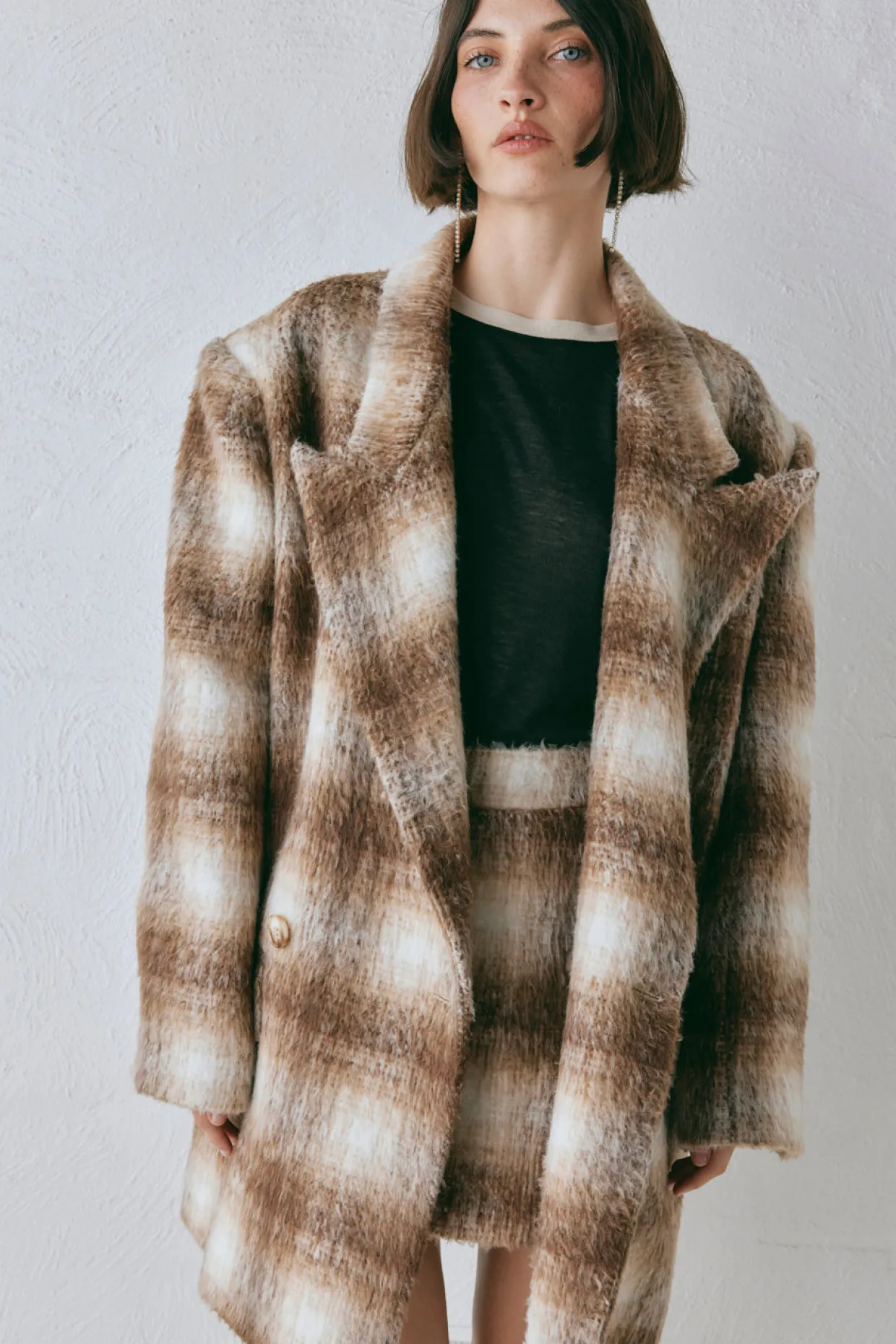 Alexa Blazer Plaid