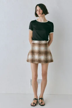 Alexa Mini Skirt Plaid
