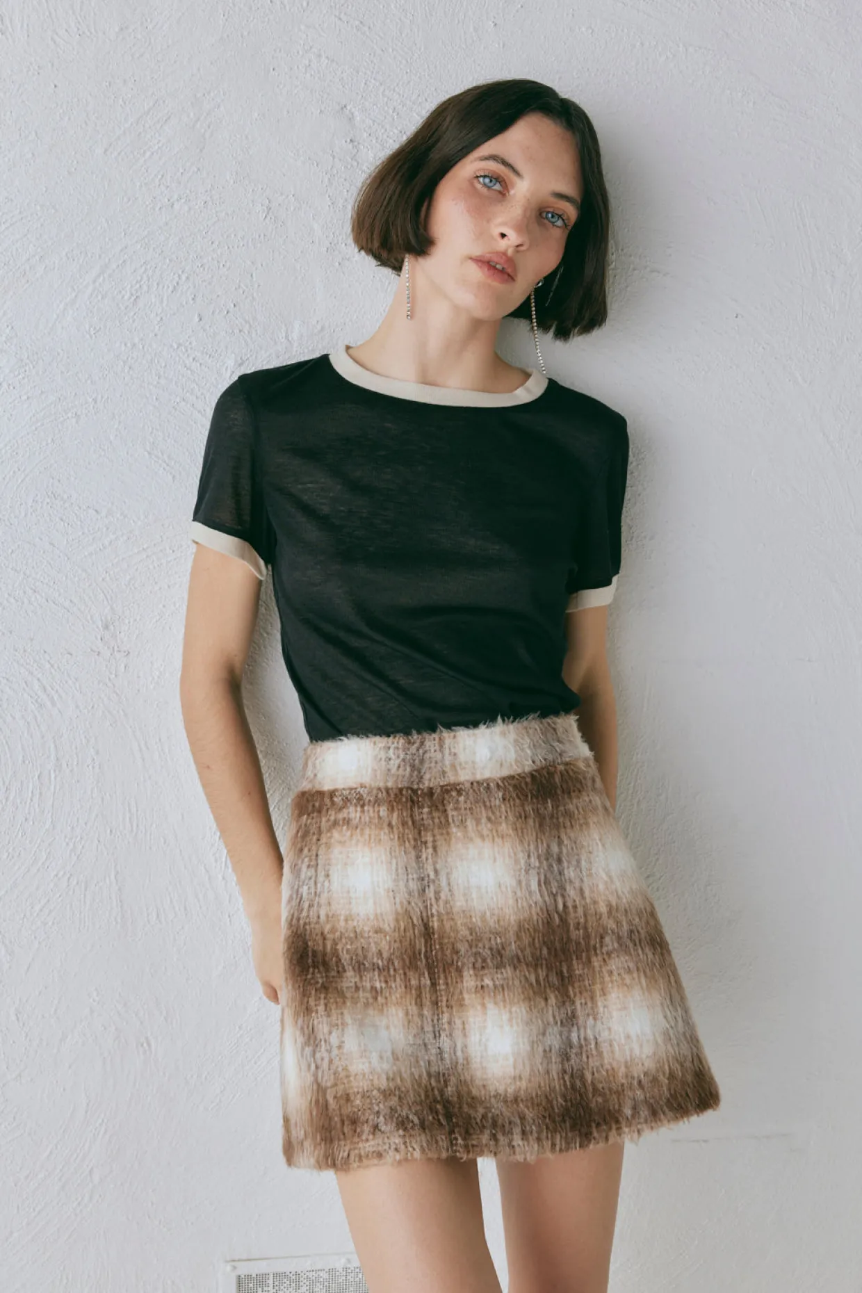 Alexa Mini Skirt Plaid