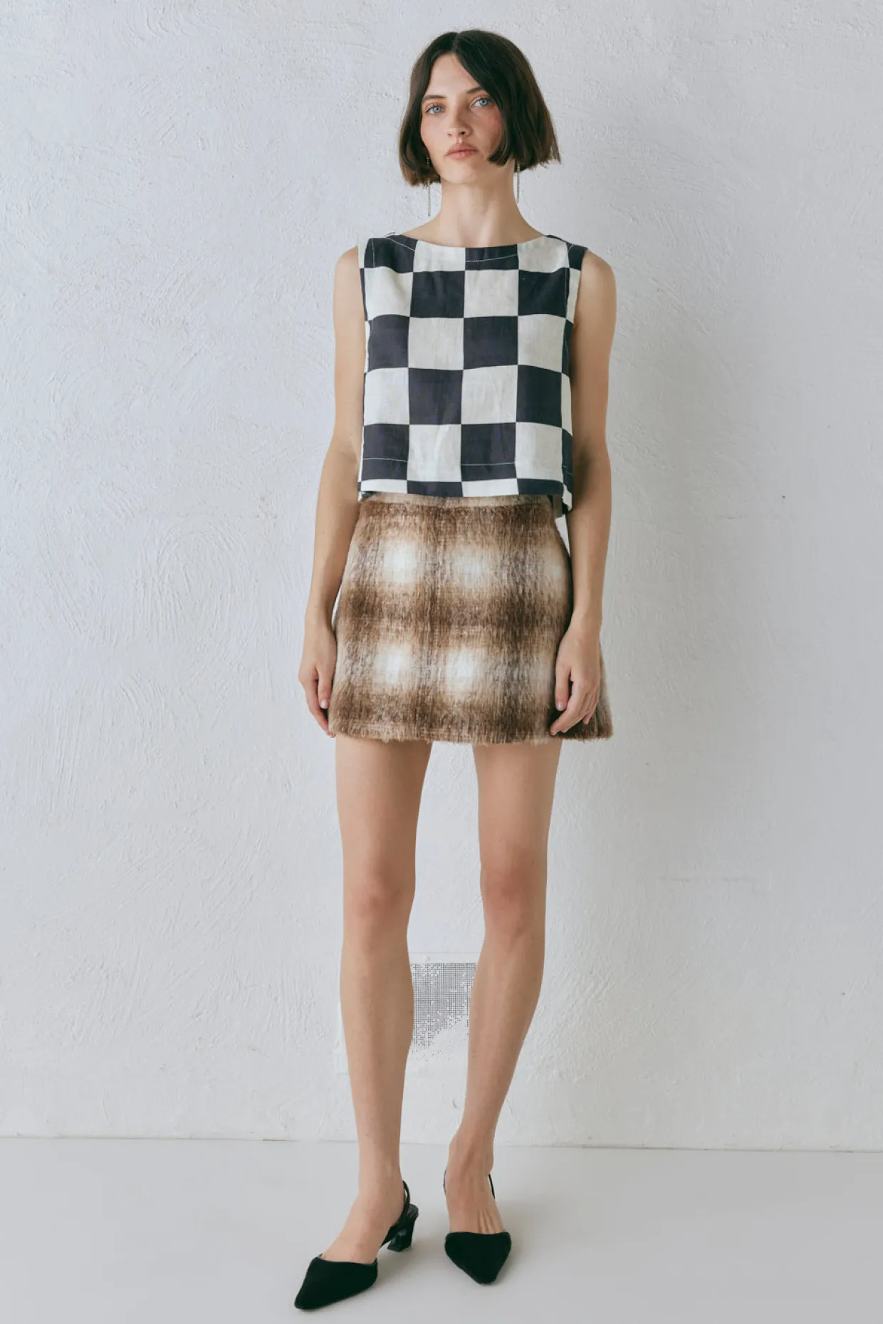 Alexa Mini Skirt Plaid