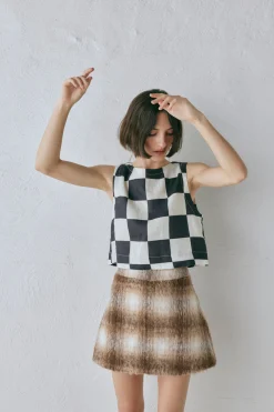 Alexa Mini Skirt Plaid