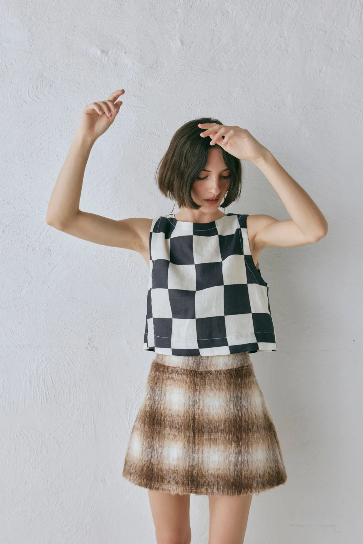 Alexa Mini Skirt Plaid