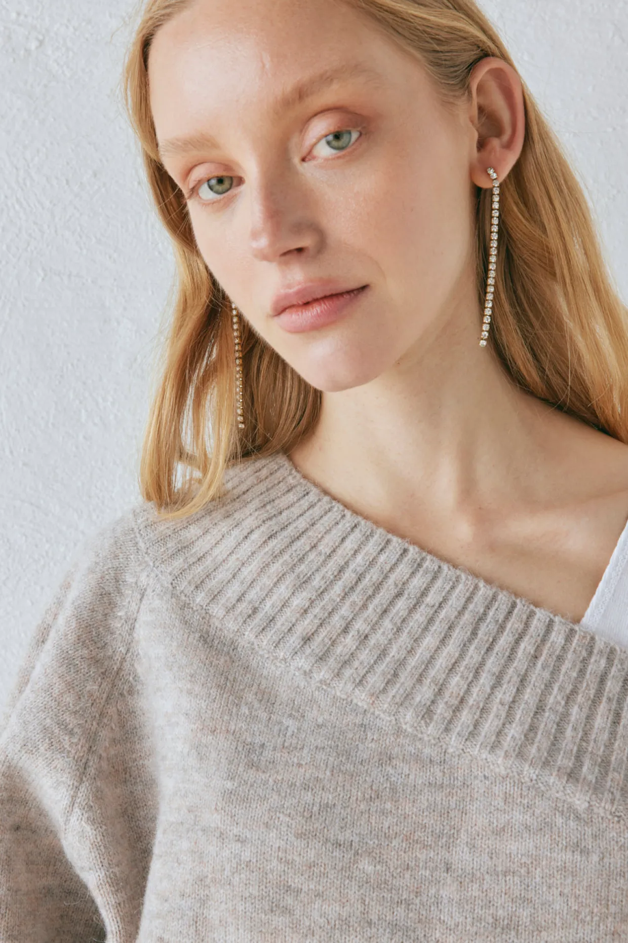Alma Knit Jumper Grey Marle