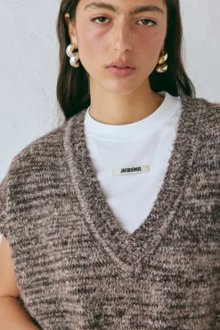 Anita Knit Tunic Vest Marle