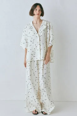 Anke Linen Shirt Dot