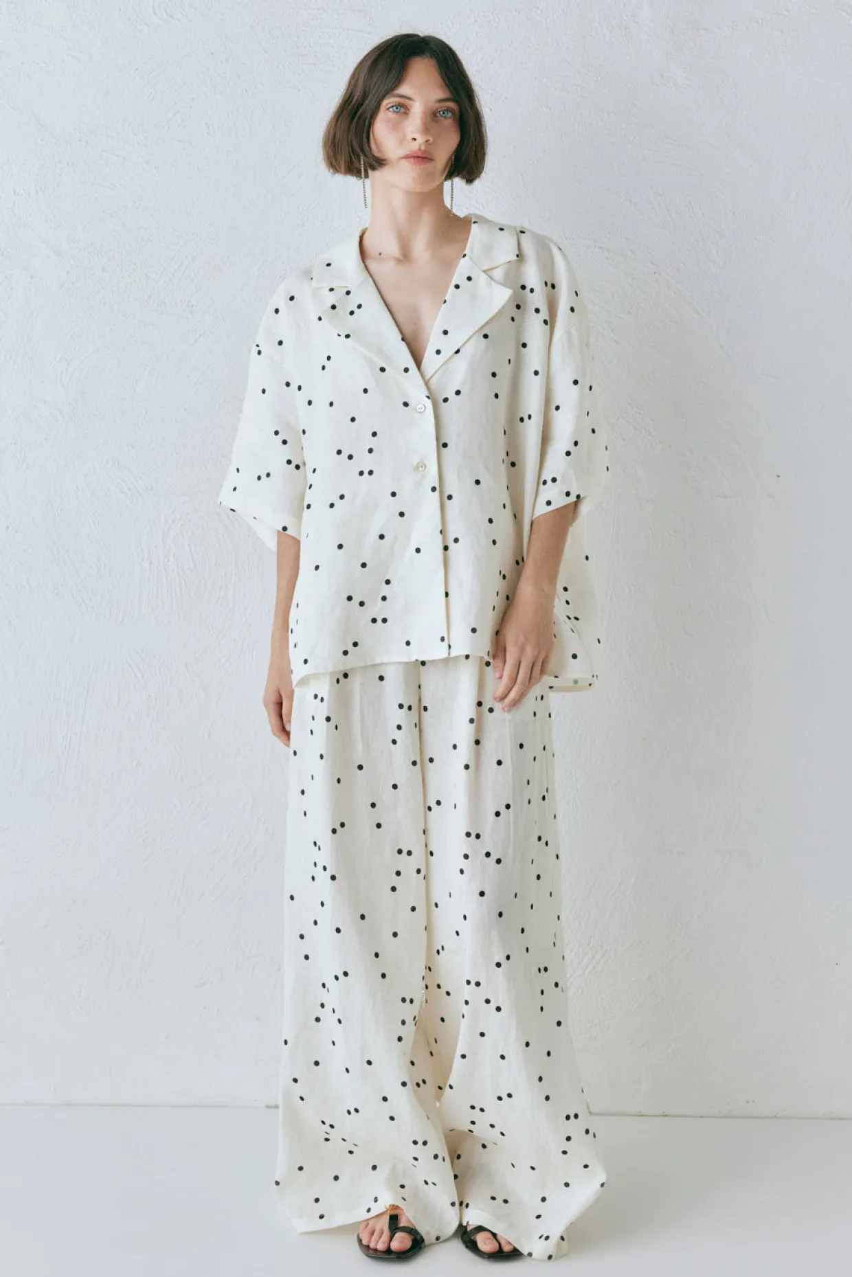 Anke Linen Shirt Dot