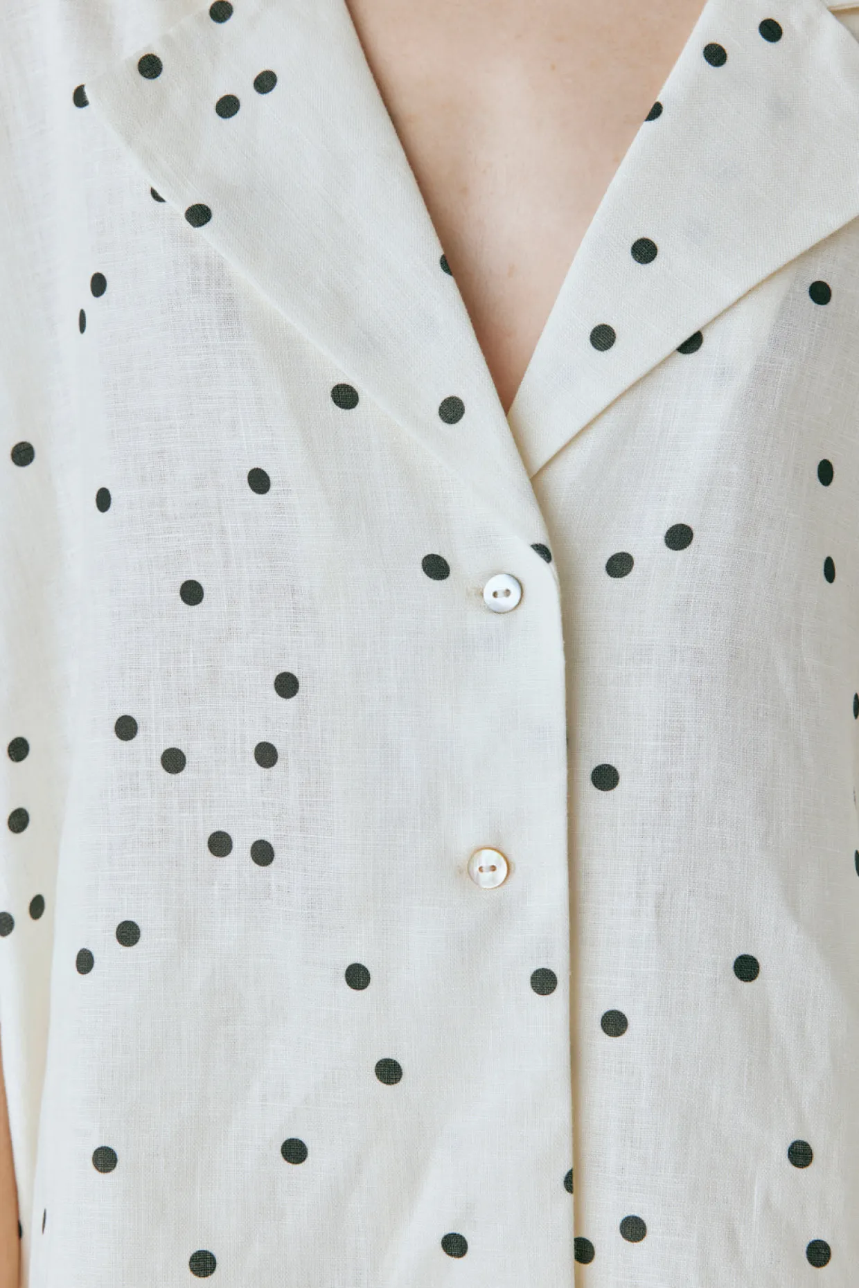 Anke Linen Shirt Dot