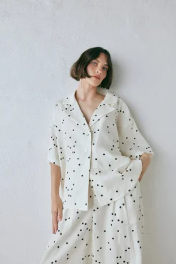 Anke Linen Shirt Dot