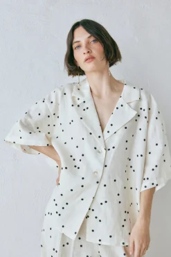 Anke Linen Shirt Dot