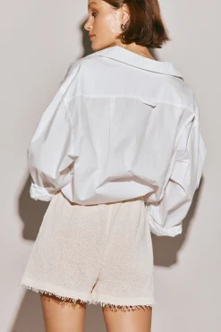 Bambi Knit Shorts Cream
