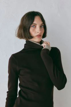Bea Knit Skivvy Chocolate