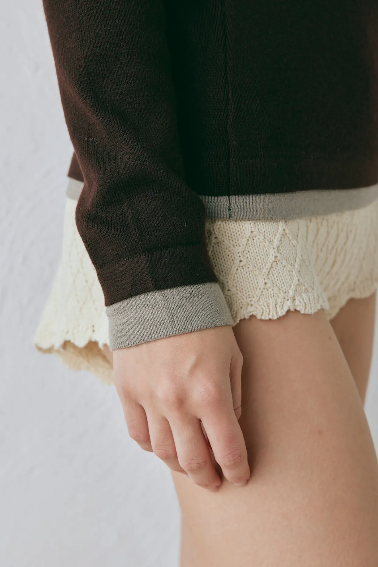 Bea Knit Skivvy Chocolate