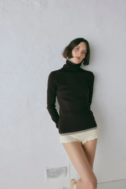 Bea Knit Skivvy Chocolate