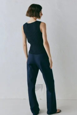 Billie Knit Top Navy