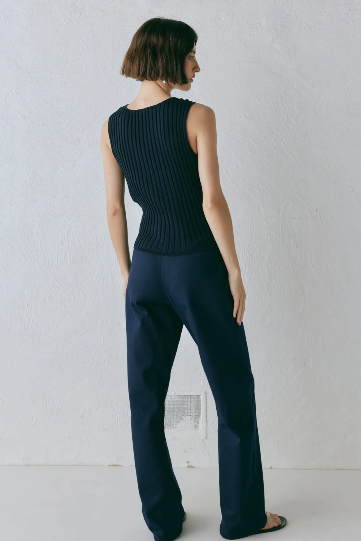 Billie Knit Top Navy