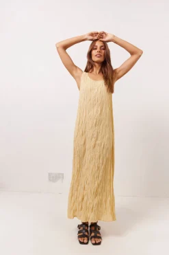 Cate Smock Midi Dress Butter