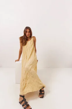 Cate Smock Midi Dress Butter