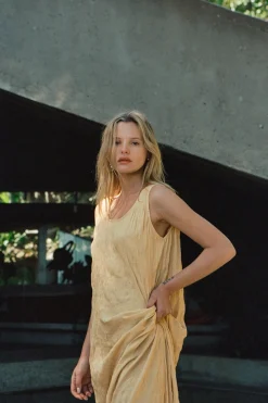 Cate Smock Midi Dress Butter