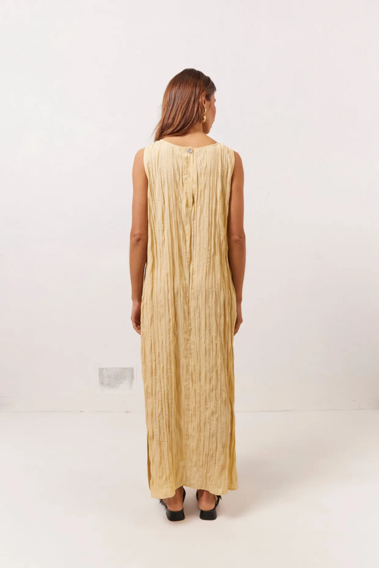 Cate Smock Midi Dress Butter