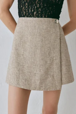 Cove Skort Wheat