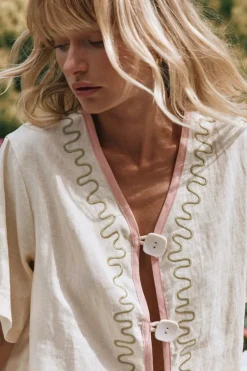 Cultivate Linen Shirt Swirl