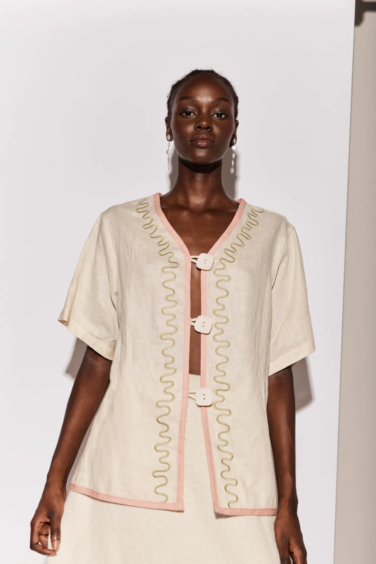 Cultivate Linen Shirt Swirl