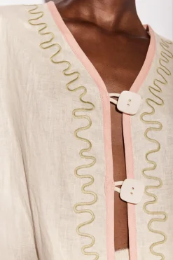 Cultivate Linen Shirt Swirl