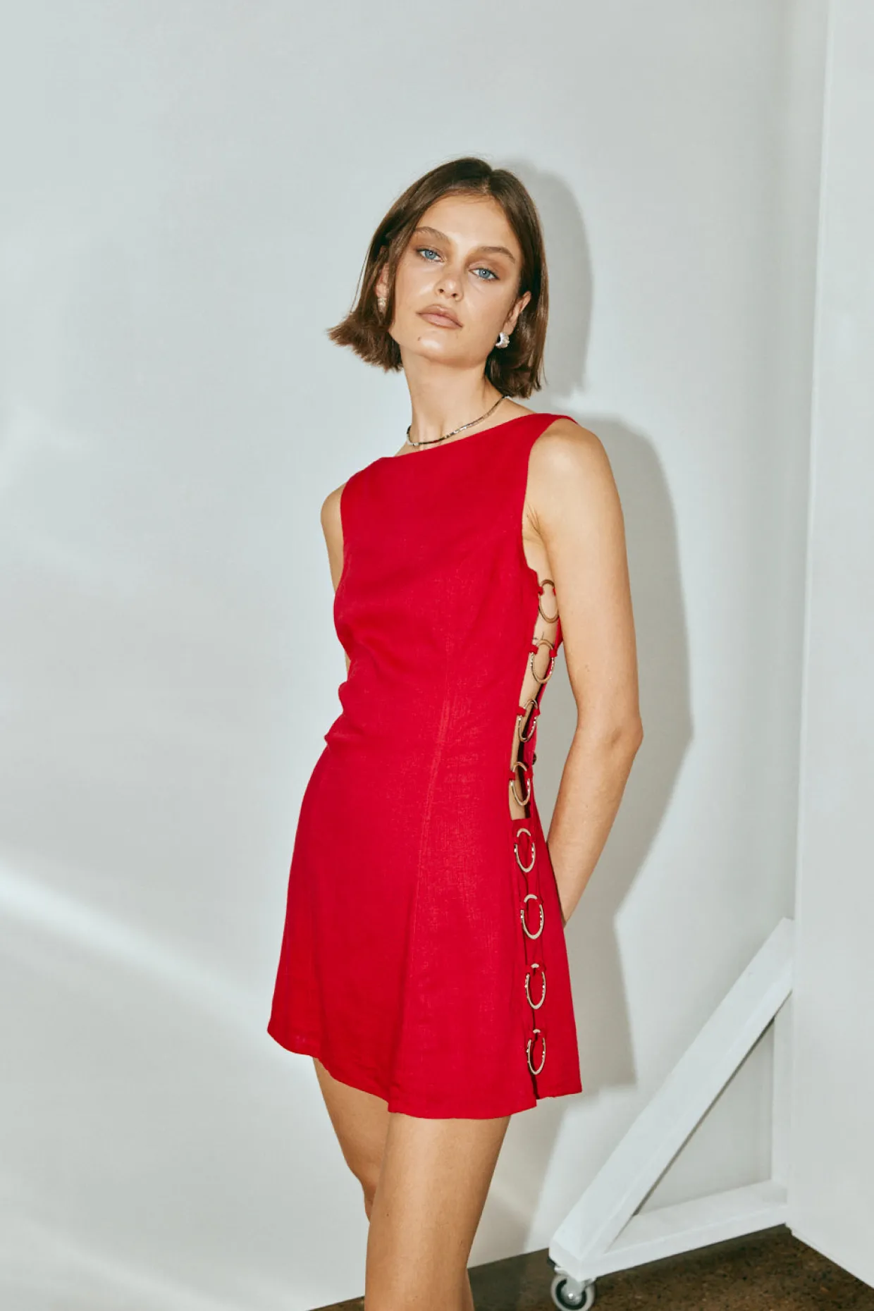 Discoteca Mini Dress Chilli