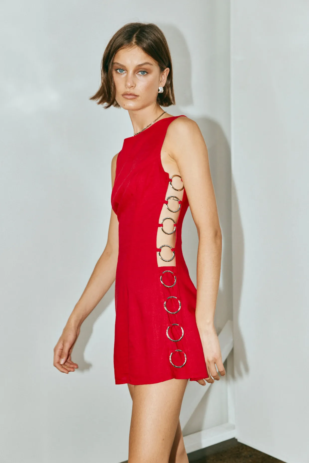 Discoteca Mini Dress Chilli