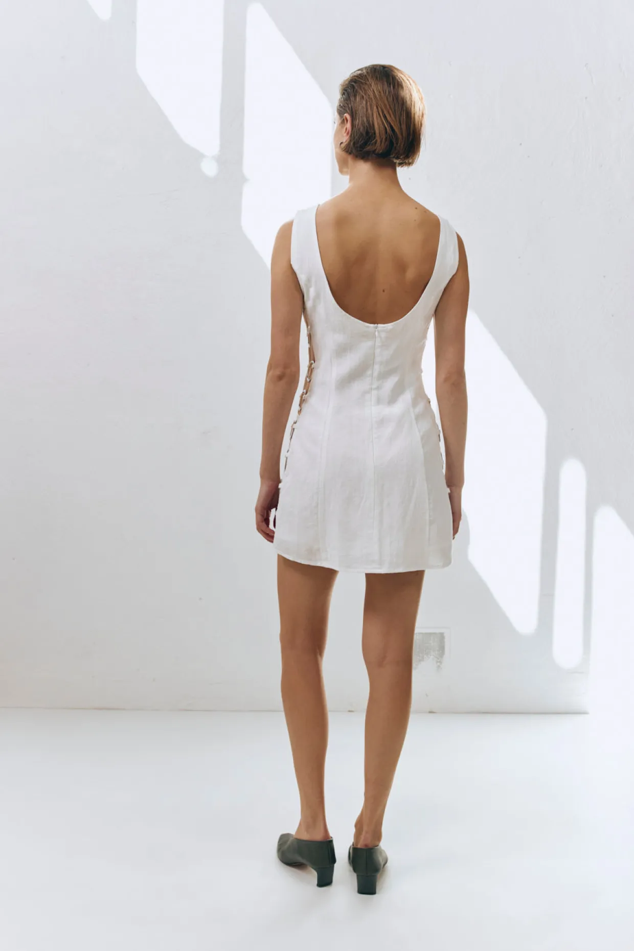 Discoteca Mini Dress White