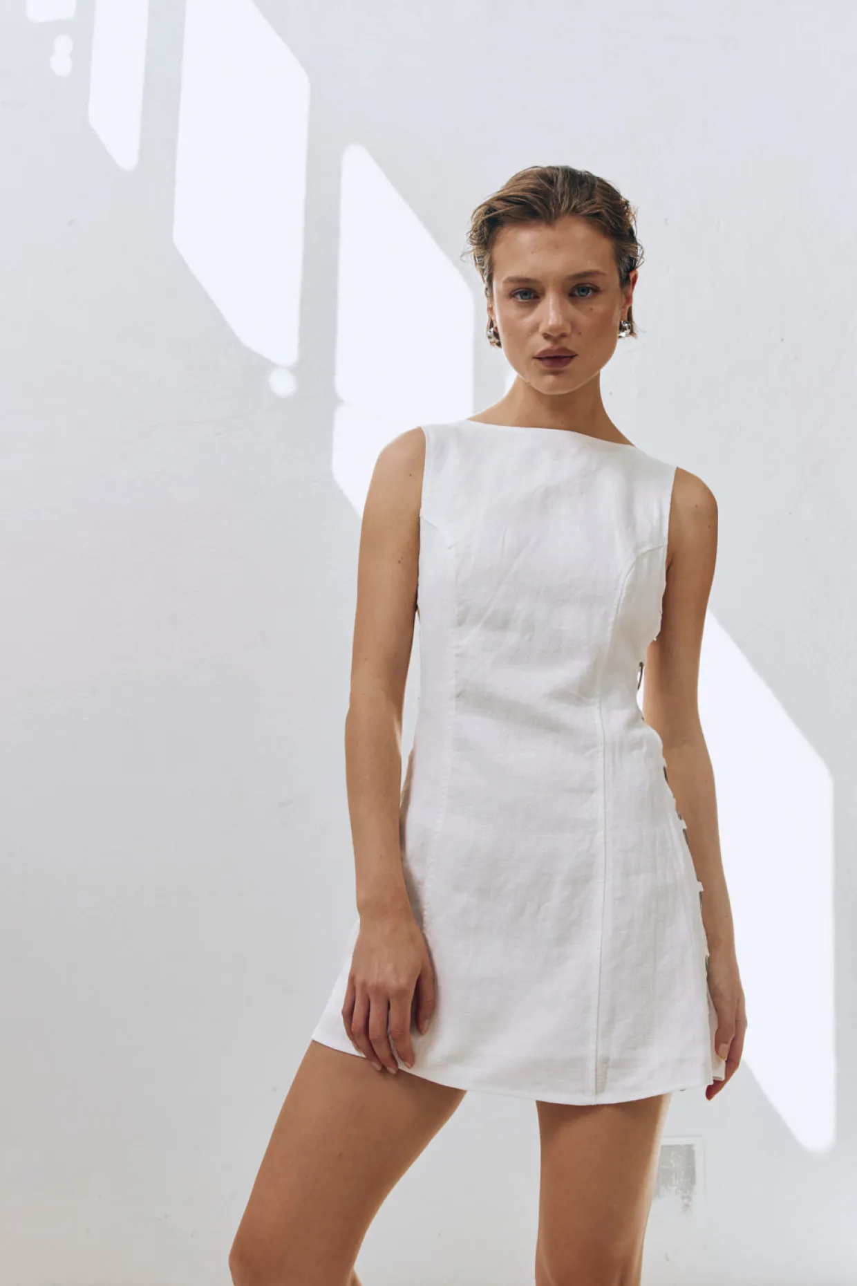 Discoteca Mini Dress White