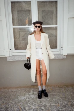 Dua Trench Coat Cream