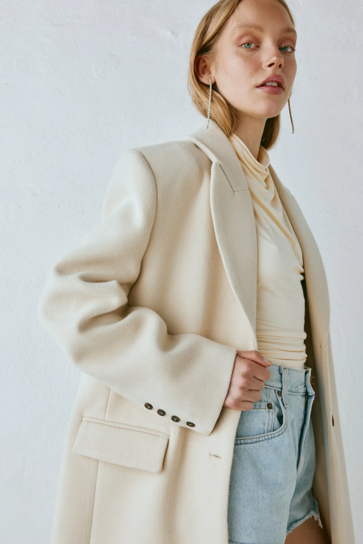 Dua Trench Coat Cream