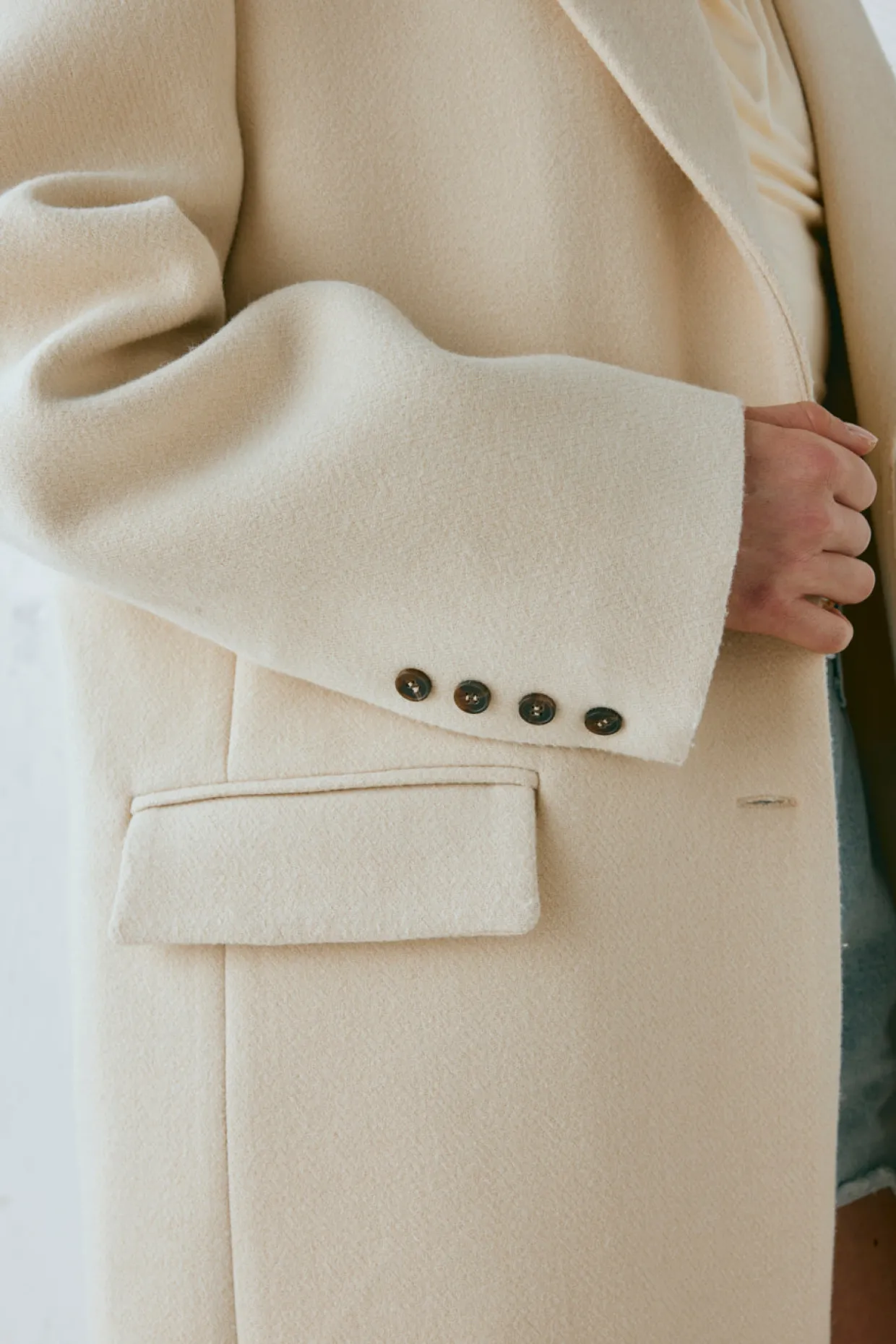 Dua Trench Coat Cream
