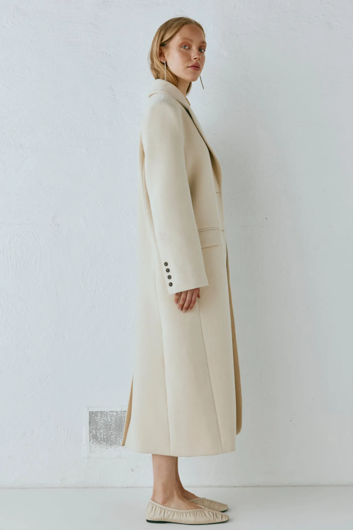 Dua Trench Coat Cream