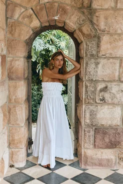 Eliana Maxi Dress White