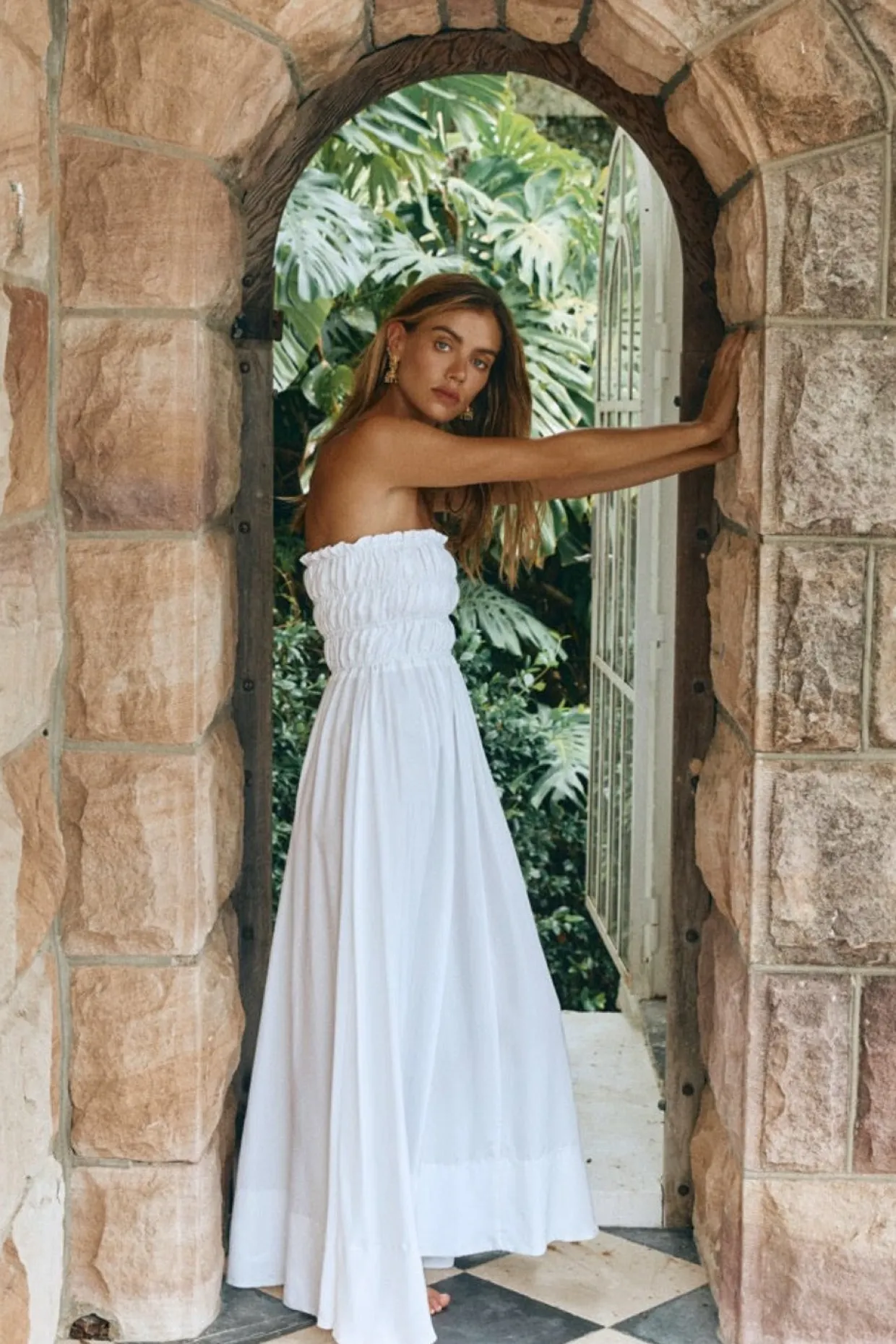 Eliana Maxi Dress White