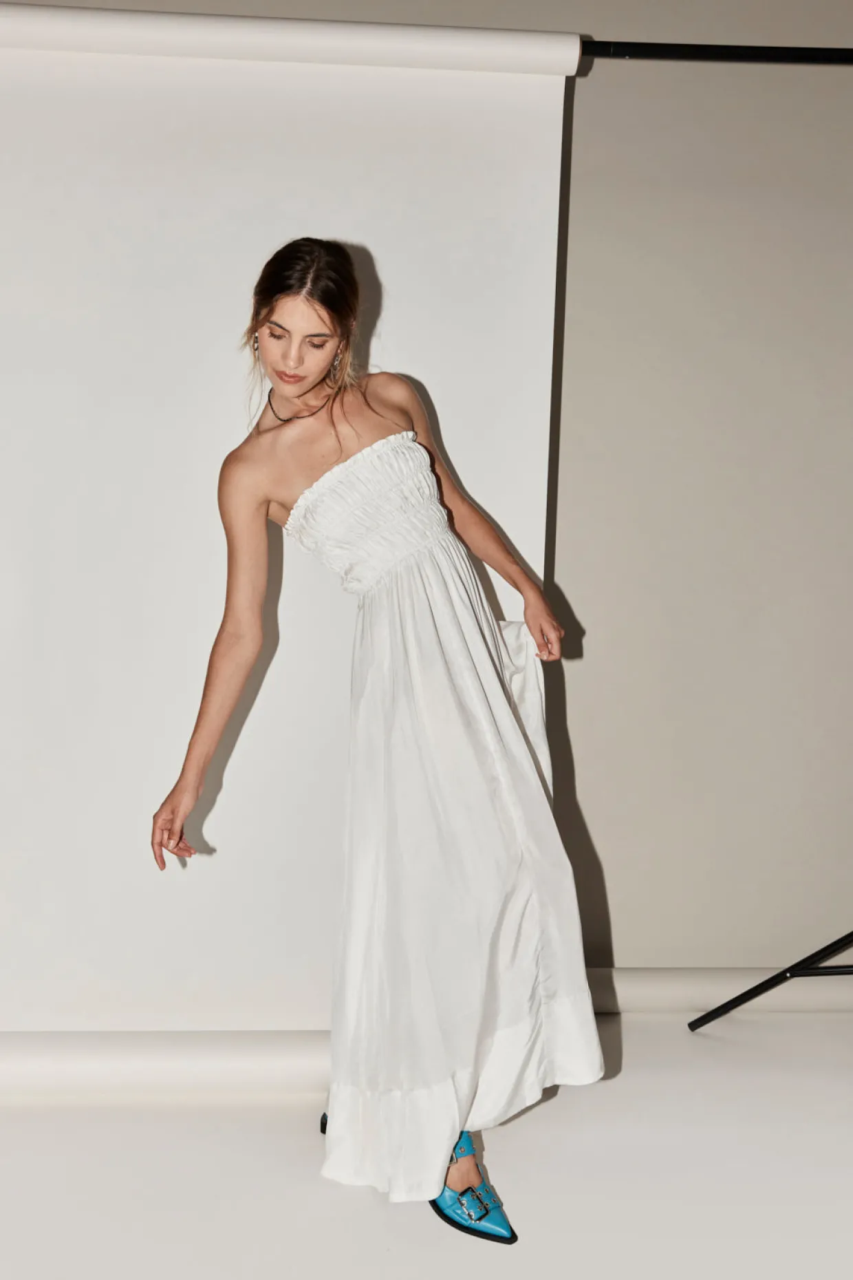 Eliana Maxi Dress White