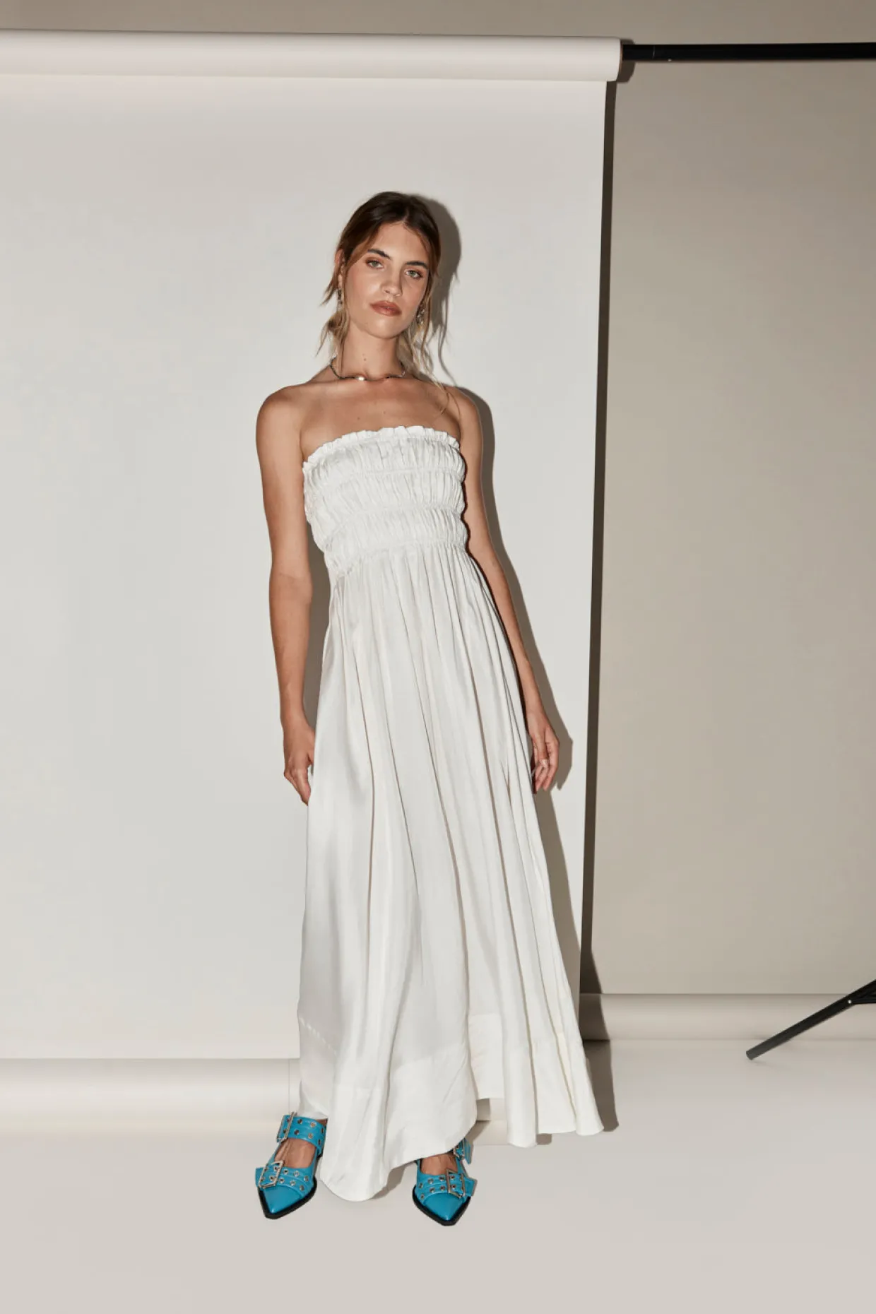 Eliana Maxi Dress White