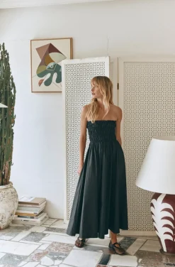 Eliana Midi Dress Black