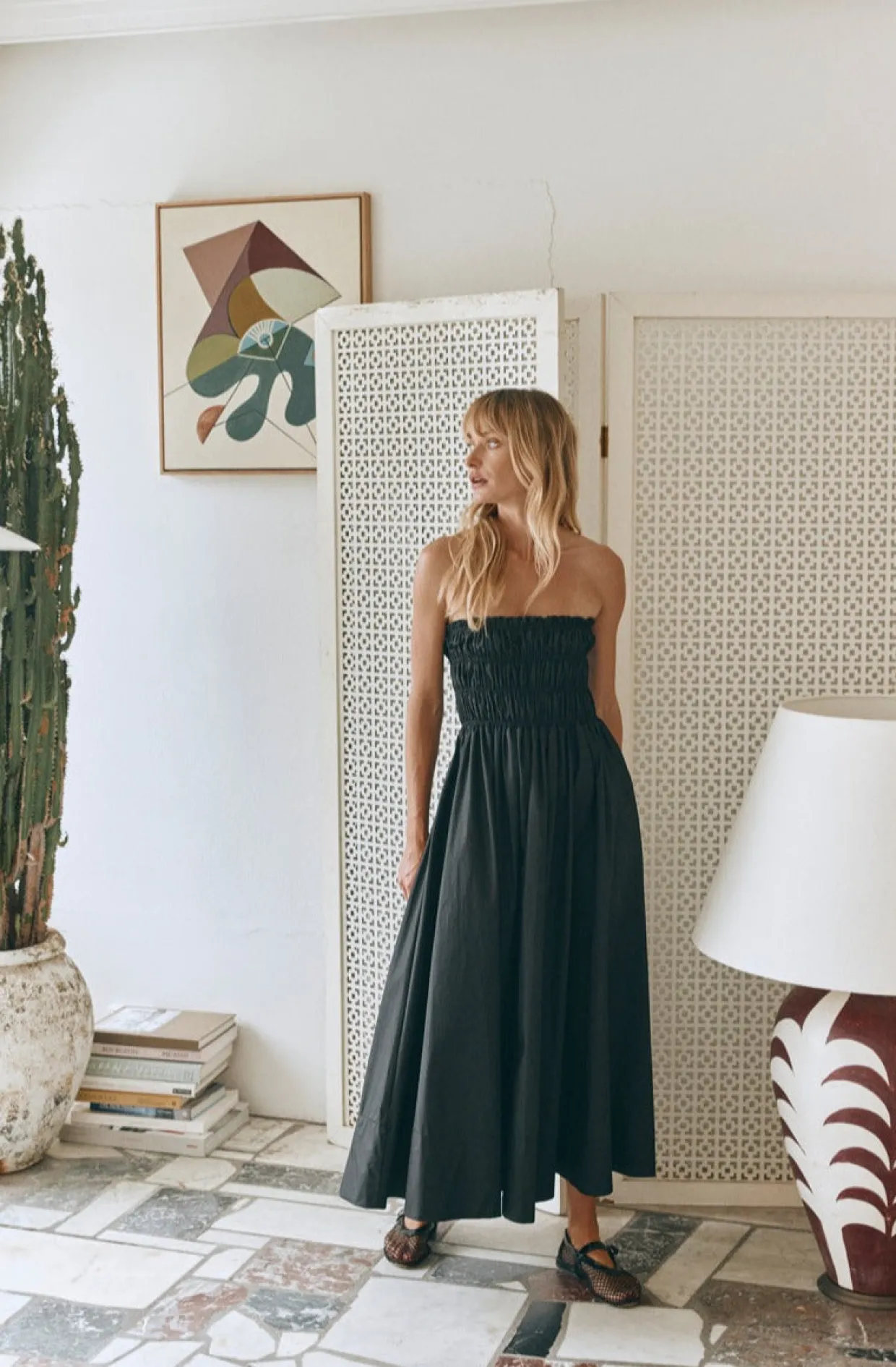 Eliana Midi Dress Black