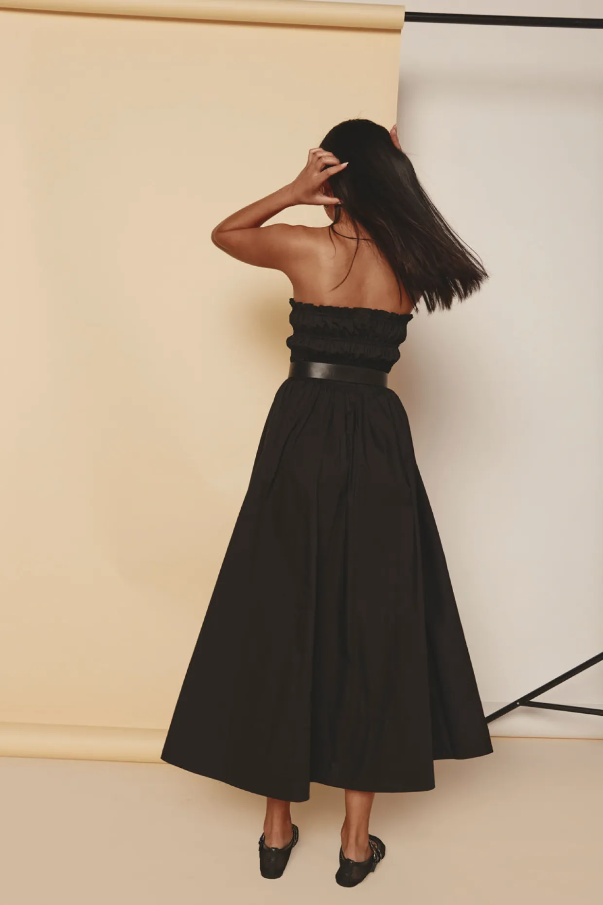 Eliana Midi Dress Black