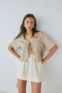 Elka Mini Skirt Cream
