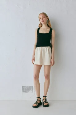 Elka Mini Skirt Cream